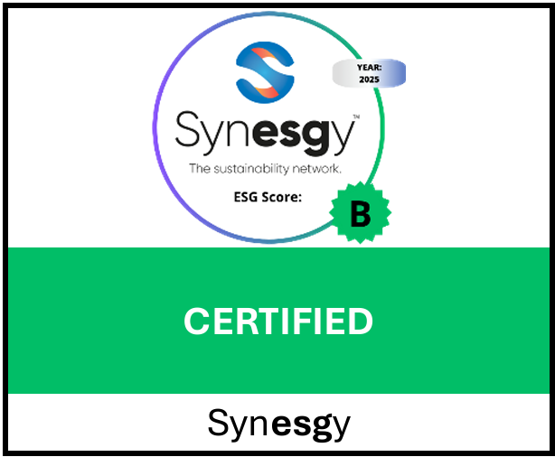 Synesgy ESG certificate