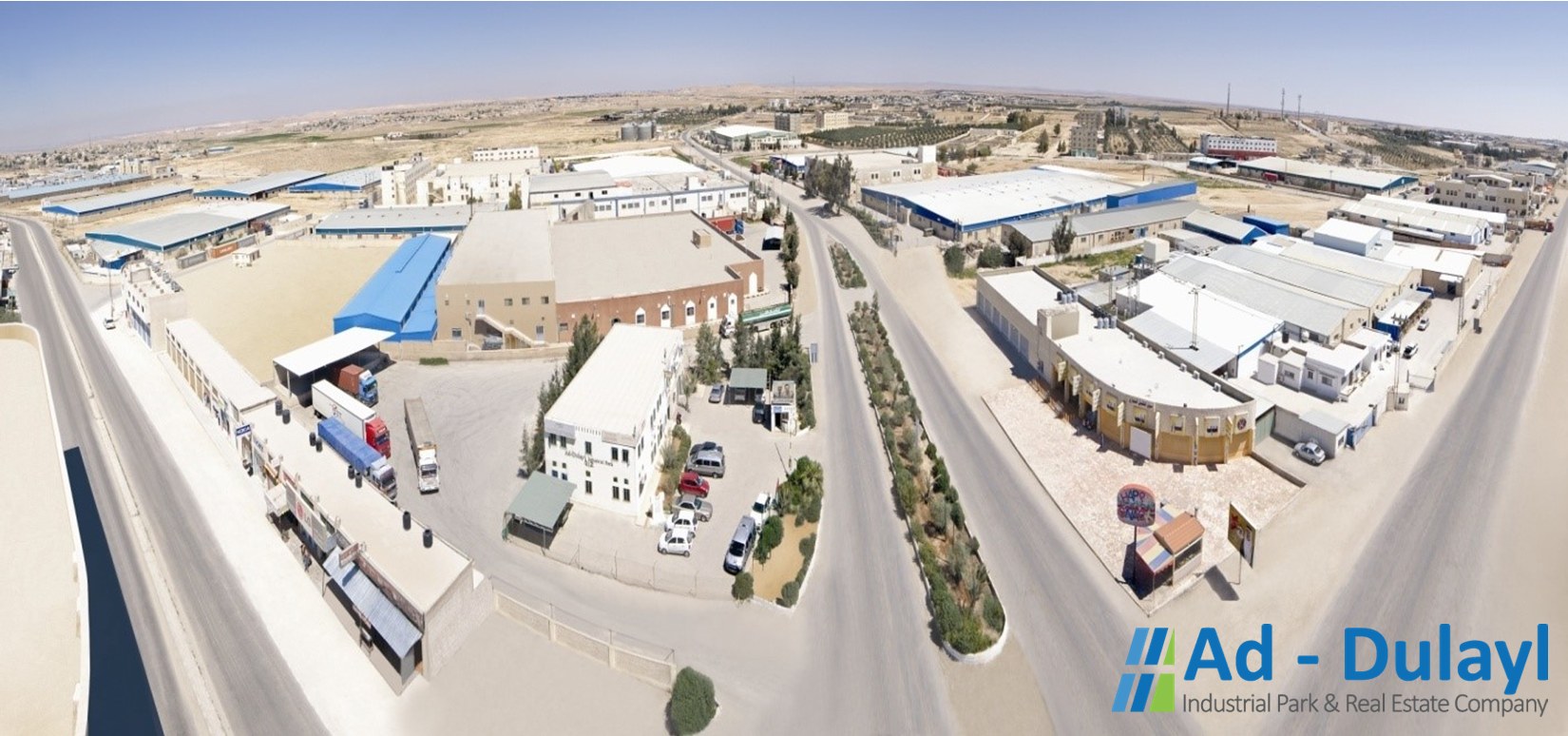 Aerial view of Ad-Dulayl Industrial Park
